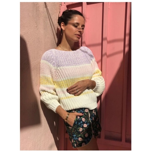 Sezane - Vivien La Maille Pastel Multicoloured Sweater - Picture 2 of 15